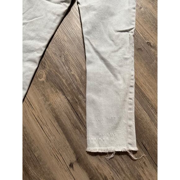 Dear John Stella Super High Rise Cropped Slim Straight Jeans Lake Forest Size 26 - Picture 9 of 12